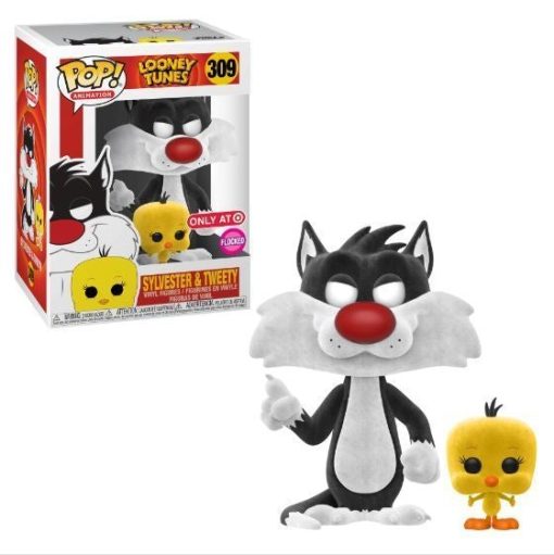 Funko POP! Animation: Looney Tunes Sylvester & Tweety - Target Exclusive (Flocked)