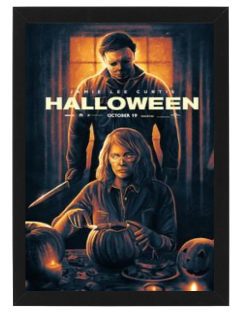 Halloween framed Photo Art Print