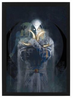 KNIGHT MOON Series framed Photo Art Print