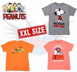 Set of 3 Peanuts T-Shirts - Size: XXL