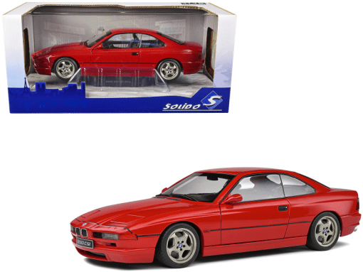 Solido: 1/18 1990 BMW 850 CSi (E31) Brilliant Rot Red