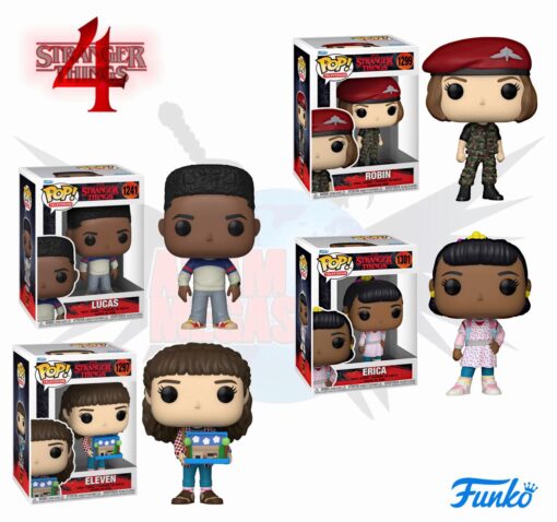 Pop! Television: Stranger Things Season 4 – Set of 4 Pop’s