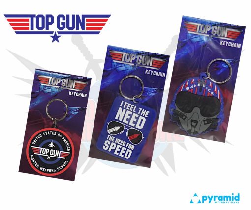 Pyramid: Top Gun Keychain - Set of 3