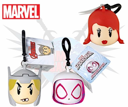 Marvel: Squeezables Backpack Clip - Set of 3