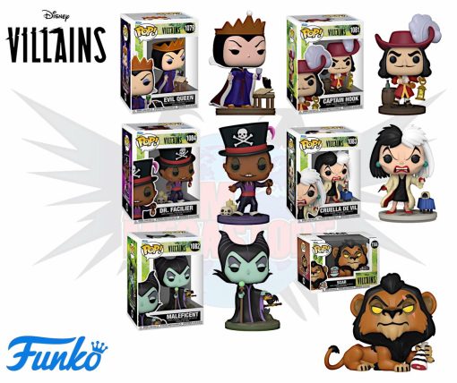 Pop! Disney: Villains - Set of 6 Pop’s