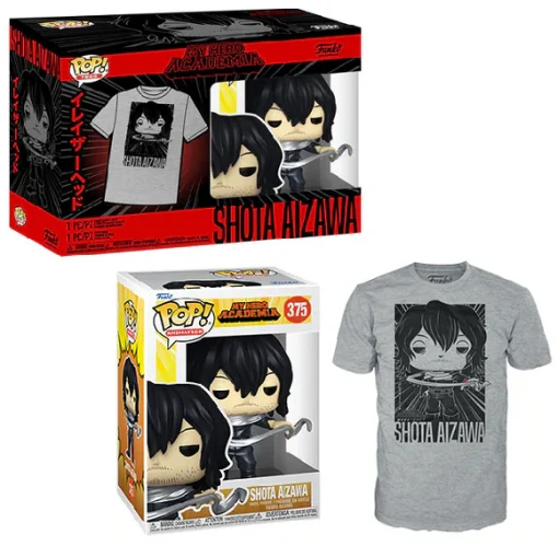 Funko Pop! & Tee: My Hero Academia - Shota Aizawa - SIZE LARGE