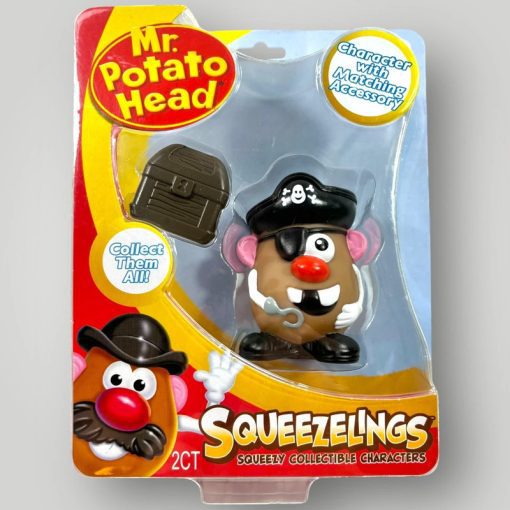 Mr. Potato Head Squeezlings Forever Clever PIRATE with TREASURE CHEST