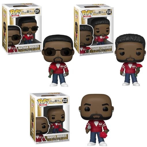 Funko Rocks: POP! Boyz II Men Collectors Set - Nathan Morris, Shawn Stockman, Wanya Morris