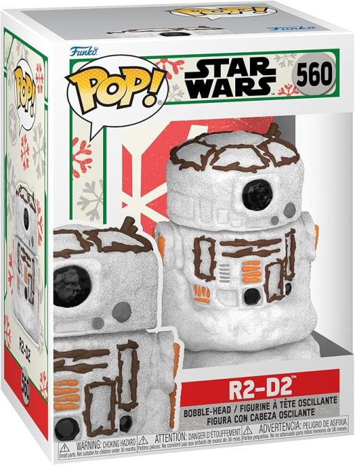 Funko POP! Star Wars: Holiday - R2-D2 - Snowman damage box