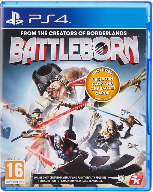 PS4: Battleborn (Includes Firstborn Pack & Characters Cards)
