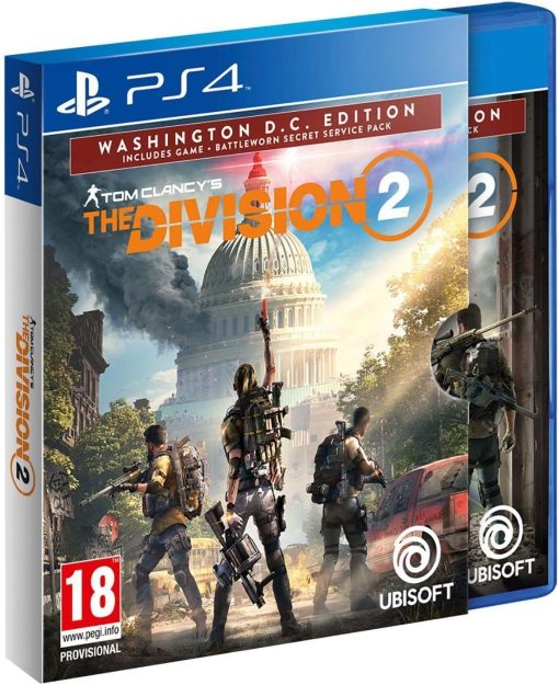 PS4: Tom Clancy's The Division 2 Washington D.C. Edition - R2 (Arabic Edition)