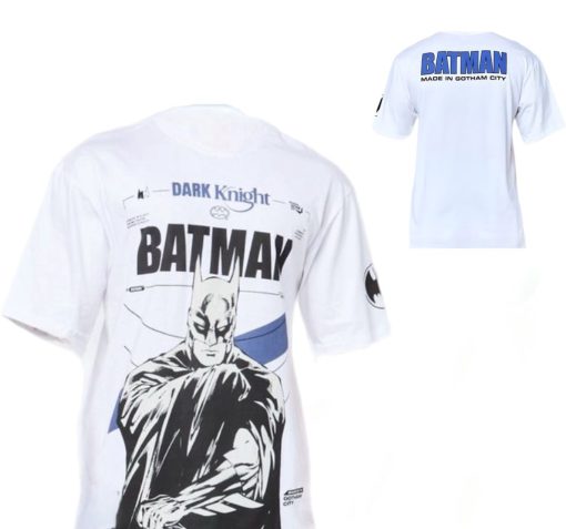 DC Comics: Batman The Dark Knight White T Shirt - Medium