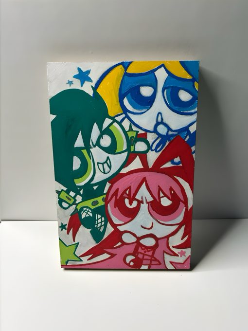Hand Arts: The Powerpuff Girls -رسم حر يدوي