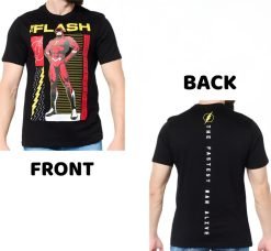 DC Comics: The Flash Black T-Shirt - X-Large