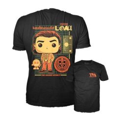 Funko Pop! Tee: Marvel Loki TVA Black T-Shirt – Medium