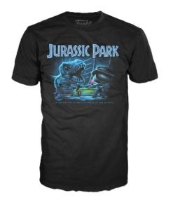 Funko Pop! Tee: Jurassic Park – T-Rex with Jeep – Small