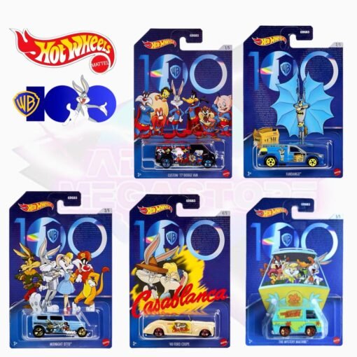 Mattel Hot Wheels: Warner Bros. 100 Years - 5 Car Set