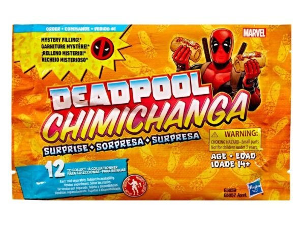 Marvel Deadpool Chimichanga Surprise with Mystery Filling (Order 1) Bag of 1 Figure