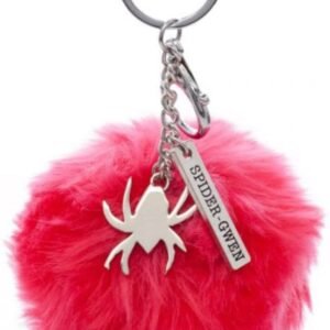 Spider-Gwen Furry Pom Handbag Charm