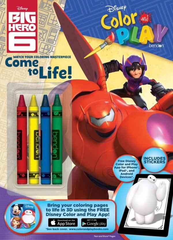 Disney Big Hero 6 Color and Play