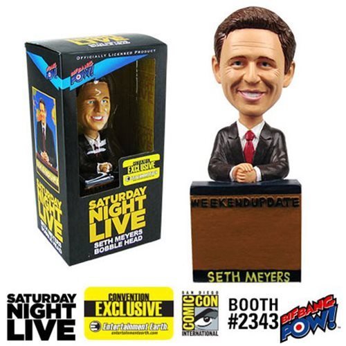 Saturday Night Live Seth Meyers Weekend Update Bobblehead - Convention Exclusive “Damaged Box Deals” - Image 2