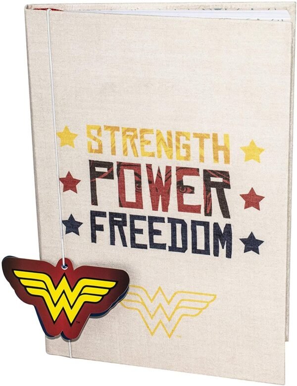 Paladone DC Comics Officially Licensed Merchandise - Wonder Woman Canvas Notebook