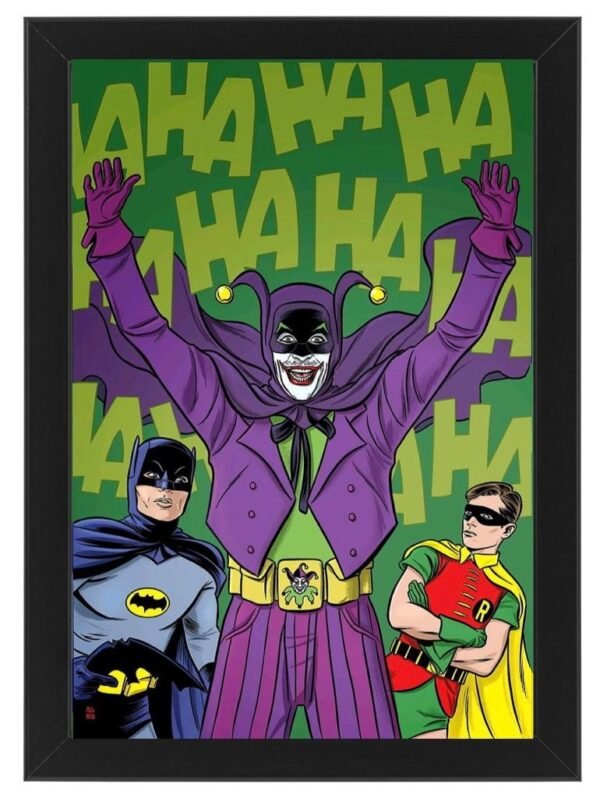 DC Comics – Batman and Robin Joker Framed Photo Print