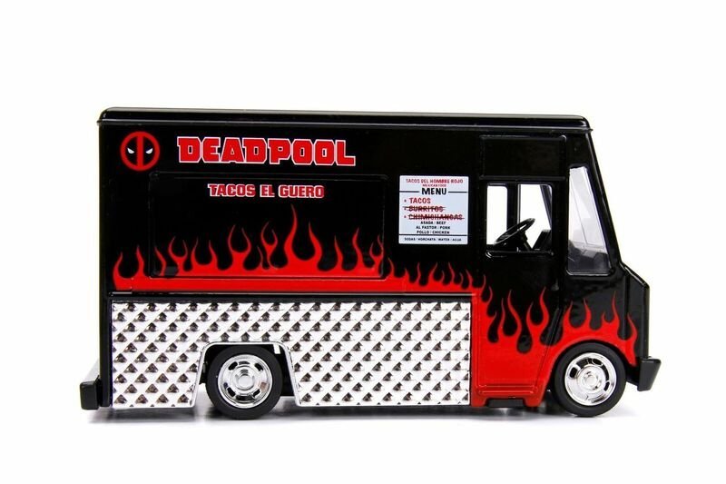 Jada Deadpool Taco Truck Negro Marvel Serie 1/32 Diecast Model - Image 3