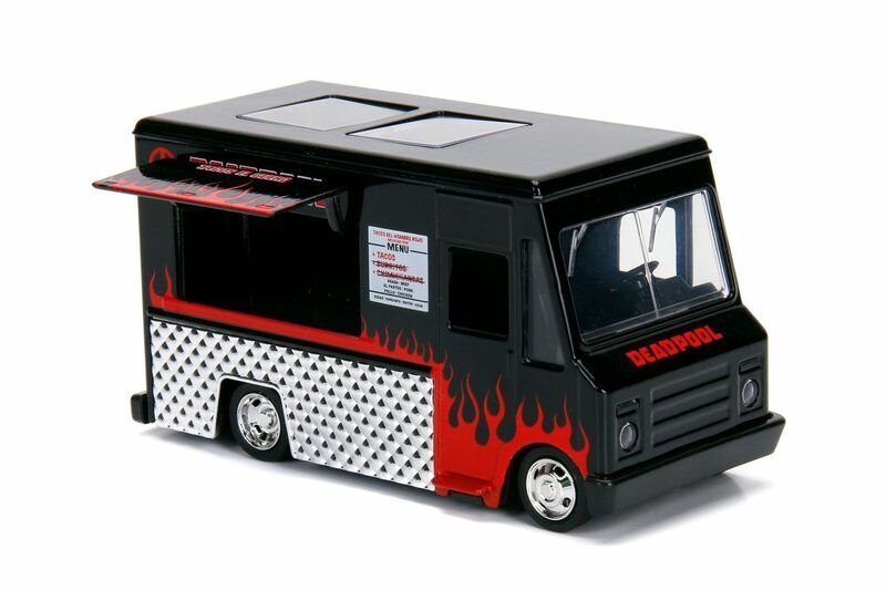 Jada Deadpool Taco Truck Negro Marvel Serie 1/32 Diecast Model - Image 4
