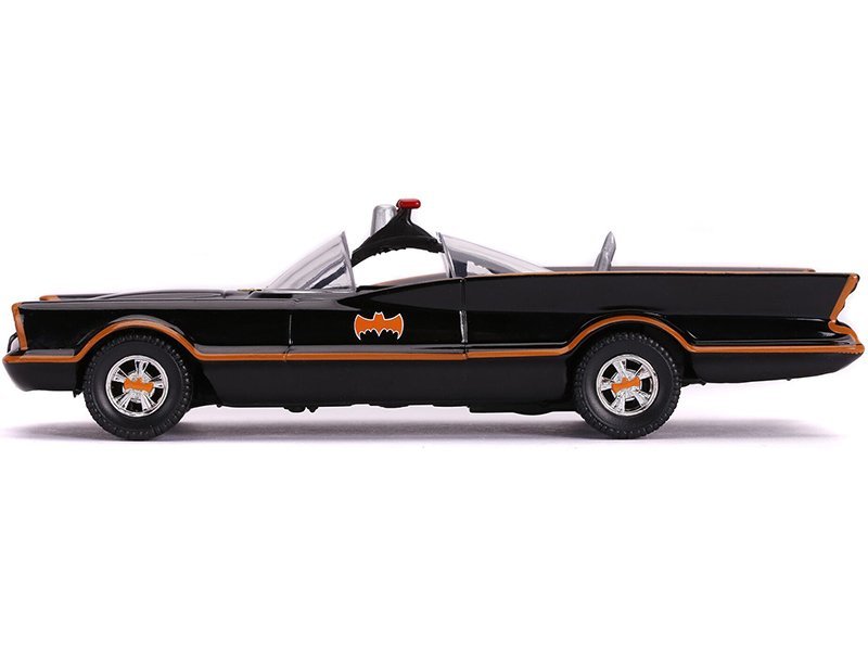 1966 Batmobile with Diecast Batman Figurine "Batman" (1966-1968) Classic TV Series "DC Comics" "Hollywood Rides" Series 1/32 Diecast Model Car by Jada - Image 4