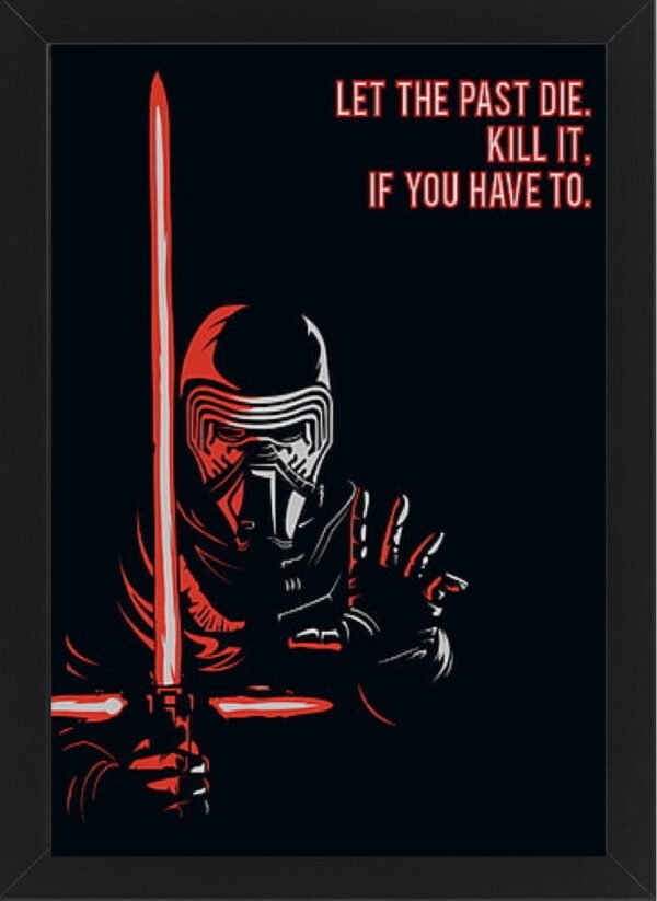 Star Wars quotes High Resolution Framed Photo Print