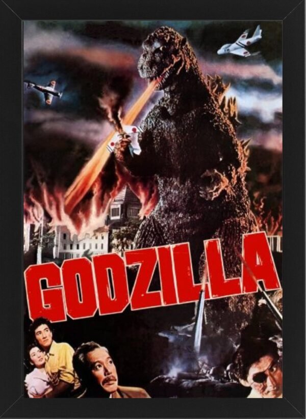 Godzilla High Resolution Framed Photo Art Print