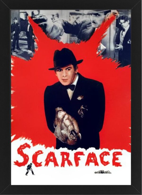 Scarface High Resolution Framed Photo Art Print