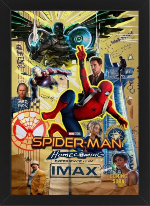Spider-Man: Homecoming High Resolution Framed Photo Art Print