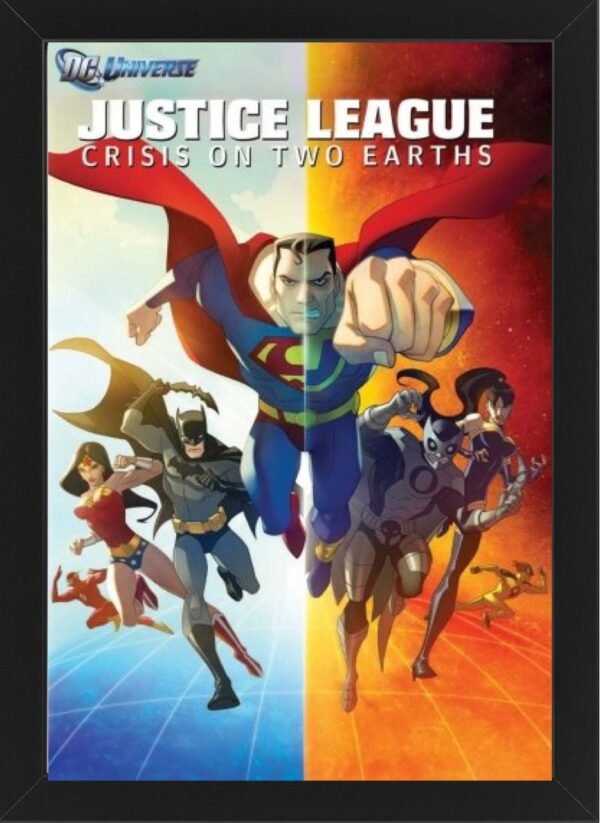 Justice League: Crisis on Two Earths High Resolution Framed Photo Art Print