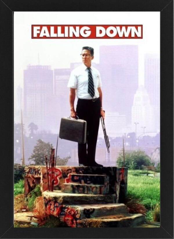 Falling Down High Resolution Framed Photo Art Print