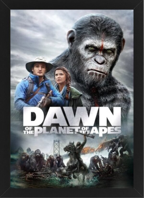 Dawn of the Planet of the Apes High Resolution Framed Photo Art Print