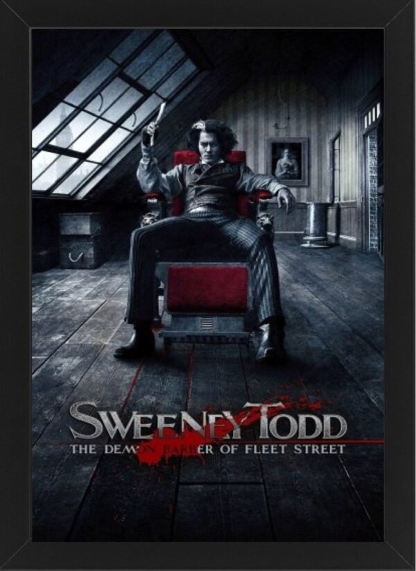 Sweeney Todd: The Demon Barber of Fleet Street High Resolution Framed Photo Art Print