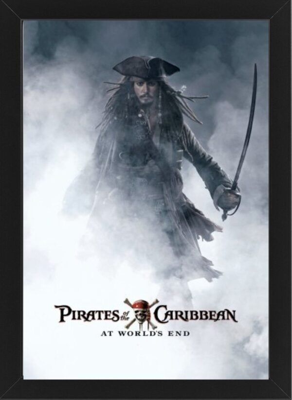 Pirates of the Caribbean: At World's End 2007 High Resolution Framed Photo Art Print