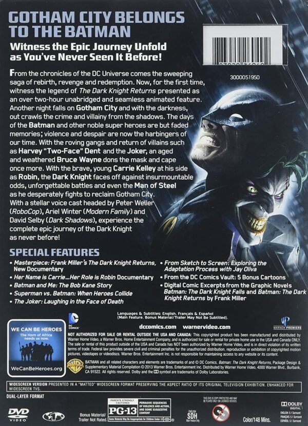 Batman: The Dark Knight Returns (Deluxe Edition) - DVD Region 1 - Image 2