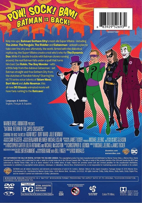 Batman: Return of the Caped Crusaders - DVD Region 1 - Image 2