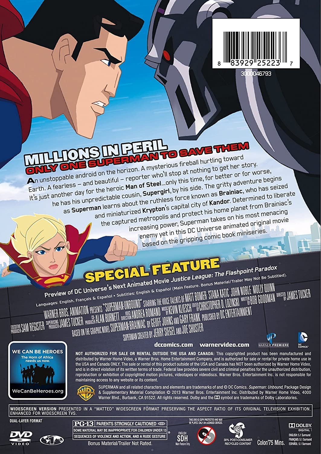 DCU: Superman: Unbound - (DVD) Region 1 - Image 2