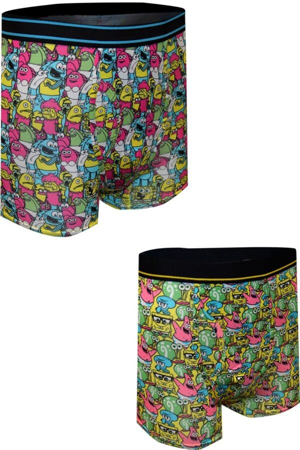 SpongeBob Squarepants Cast of Characters Boxer Briefs 2 Pack - Image 2