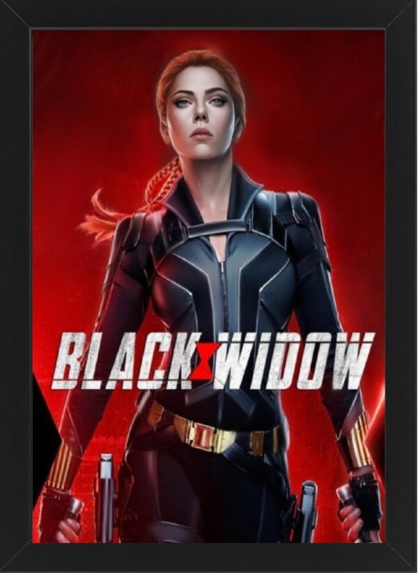 Black Widow Framed Photo Art Print / FKASH Design