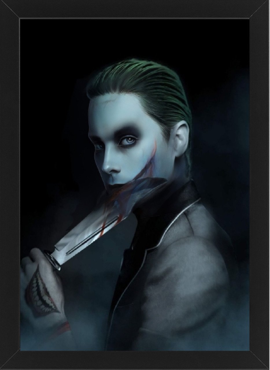 Zack Snyder's Justice League Joker Framed Photo Art Print / FKASH Design