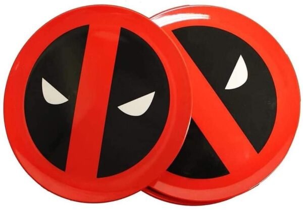 Deadpool Round Icons Plate Set of 4