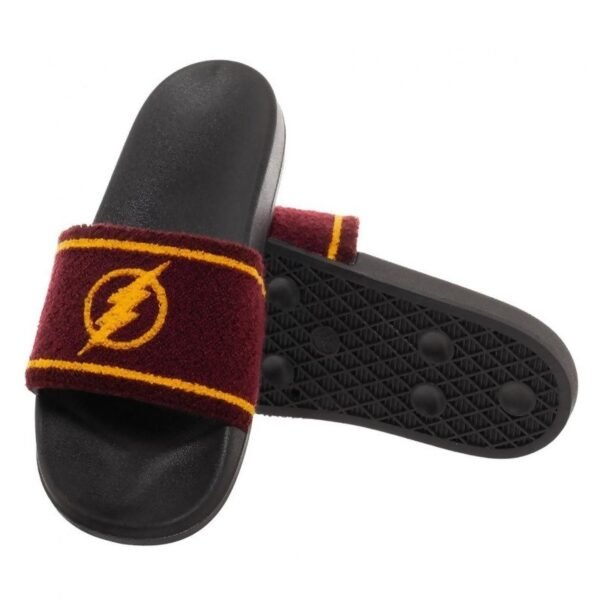 DC Comics Flash Retro Logo Slide Sandals - Image 2