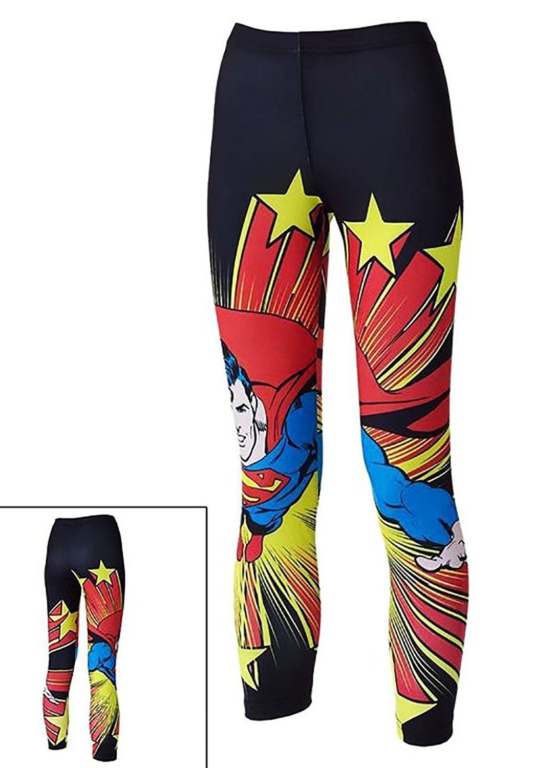 Superman Junior/Women's Printed Leggings - Image 2