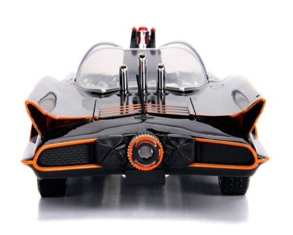 Classic TV Series Batmobile Batman and Robin Figures 1/18 Diecast Model Car by Jada - Image 5