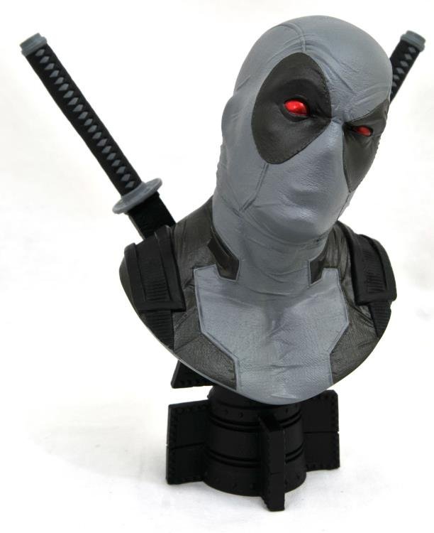 Marvel Legends in 3D X-Force Deadpool 1/2 Scale Limited Edition SDCC 2019 Exclusive Bust - Image 2